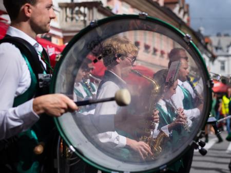 S soncem obsijan drugi festivalski dan 50. Dnevov narodnih noš in oblačilne dediščine v Kamniku (62)